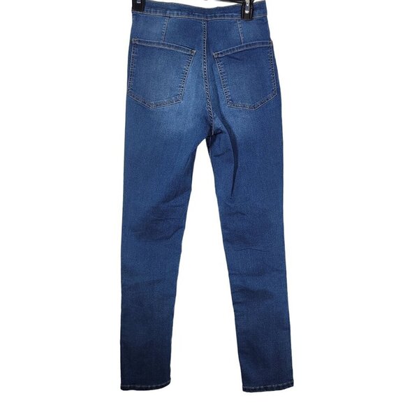 We The Free High Rise Dark Wash Stretch Skinny, Jegging Jeans Size 29 - Picture 6 of 11